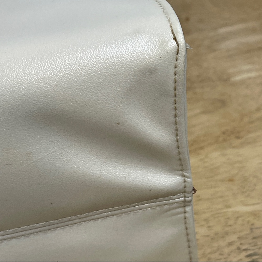 Escada Sunset Boulevard Cream Ivory Tote Handbag - Picture 9 of 16